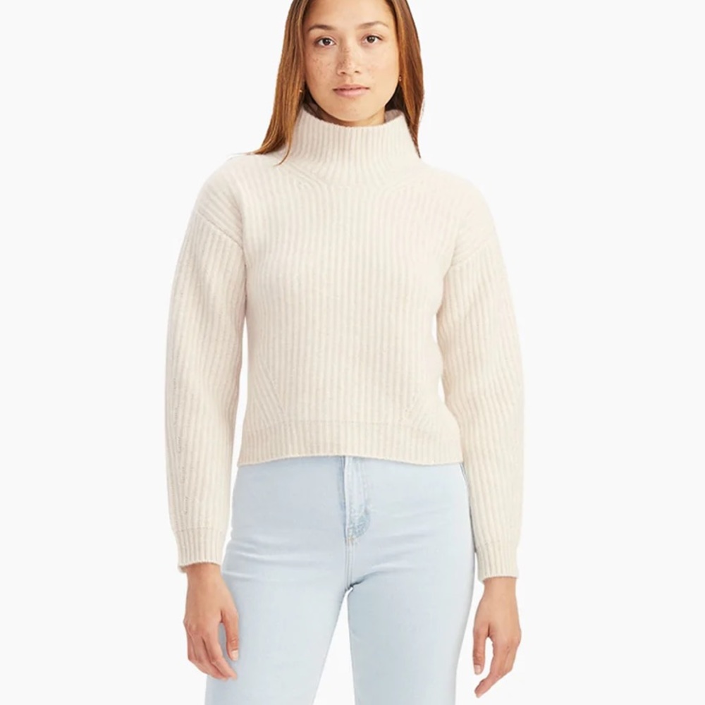 Merino Cashmere Fisherman Turtleneck (sold out size)